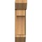 Ekena Millwork Westlake Slat Rough Sawn Bracket w/ Offset Brace, Western Red Cedar, 8"W x 18"D x 30"H BKT0806X18X30WTL06RWR - alternate 4